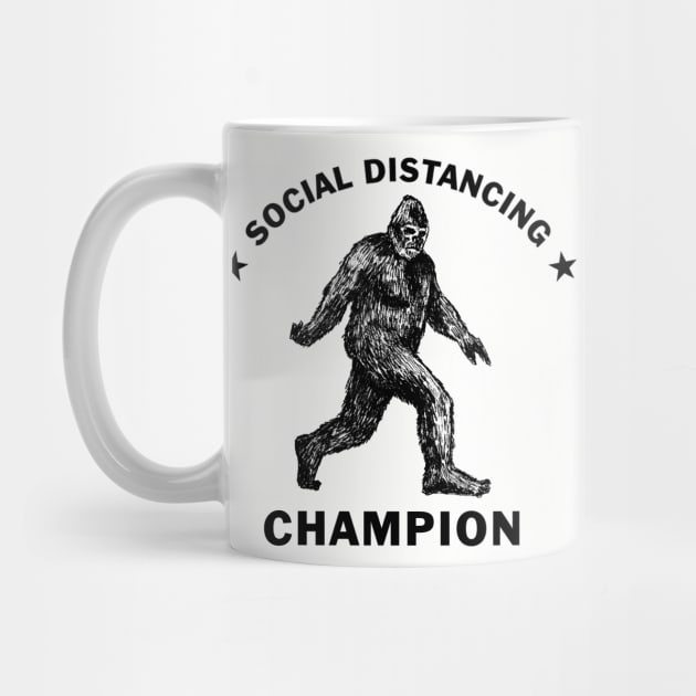 Bigfoot Social Distancing Champion (Light Colors) by Pop Fan Shop